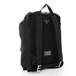 Tessuto Nylon Montagna Double Buckle Backpack Black