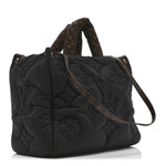 Econyl Monogram Pillow Giant Onthego MM Black