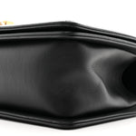 Lambskin Quilted Medium Boy Flap Black