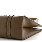 Calfskin Medium Woody Tote Army Green