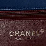Lambskin Quilted Large Chic With Me Flap Navy