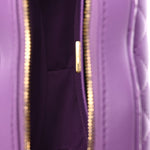 Lambskin Quilted CC In Love Heart Bag Purple