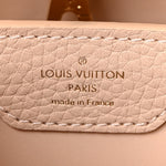 Taurillon Ostrich Capucines BB Powder Pink Beige