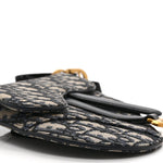 Oblique Saddle Belt Pouch Blue
