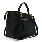 Grained Calfskin Mini Belt Bag Black