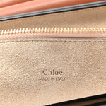 Suede Calfskin Medium Faye Shoulder Bag Tobacco