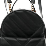 Calfskin Matelasse Serpenti Cabochon Backpack Black