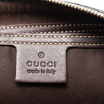 GG Supreme Monogram Belt Bag Dark Brown