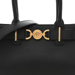 Calfskin Small Medusa '95 Tote Bag Black