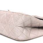 Aged Calfskin Quilted 2.55 Reissue 226 Flap Blanc Fonce