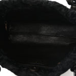 Persian Lamb Fur Tote Black