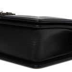 Caviar Quilted Medium Boy Flap Black