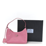 Tessuto Nylon Saffiano Mini Re-Edition 2005 Bag Begonia