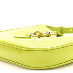 Patent Calfskin Small Jackie Shoulder Bag Bright Green