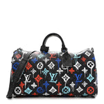 Monogram Eclipse LV Graffiti Keepall Bandouliere 50 Multicolor