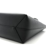 Grained Calfskin Mini Himmel Shopper Tote Black