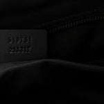 Techno Canvas Web Top Handle Shoulder Bag Black