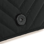 Aged Calfskin Chevron Quilted Reissue Belt Bag So Black