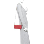 Saffiano Metal Oro Mini Bag Fuoco
