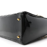 Patent Cannage Medium Lady Dior Black