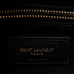 Calfskin Y Quilted Monogram Medium Loulou Chain Satchel Dark Beige