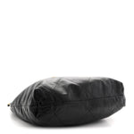 Shiny Calfskin Quilted Small Chanel 22 Black