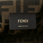Shiny Nappa Medium Fendi First Caramello