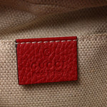 Pebbled Calfskin Small Soho Disco Bag Tabasco Red