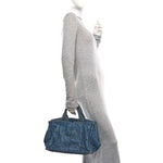 Denim Logo Tote Avio