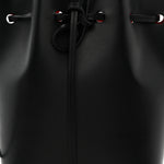 Calfskin Mini Bucket Bag Black Flamma
