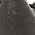 Soft Grained Calfskin Medium Belt Cabas Phantom Grey