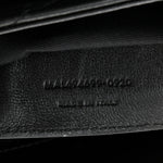 Calfskin Y Quilted Monogram Small Loulou Chain Satchel Black