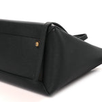 Grained Calfskin Mini Belt Bag Black