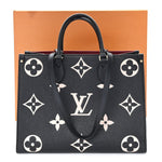 Empreinte Monogram Giant Onthego MM Black Beige