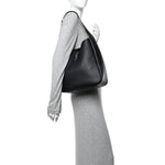 Smooth Calfskin Large Le 5 A 7 Soft Hobo Black