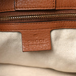 Pebbled Calfskin Medium Bamboo Shopper Tote Acero