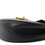 Grained Lambskin Mini Drew Shoulder Bag Black