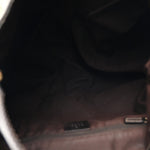 Monogram Large New Ladies Web Hobo Dark Brown