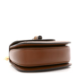 New Canvas Charisma Calfskin Crystal GG Monogram Small Bamboo 1947 Top Handle Bag Camel Ebony