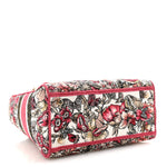 Canvas Embroidered Butterfly Print Medium Lady D-Lite  Multicolor