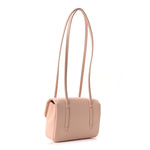 Shiny Caviar Mini Preppy Coco Shoulder Bag Light Pink