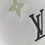 LV x TM Lambskin Embossed Monogram Coussin PM White Multicolor