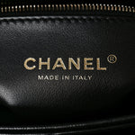 Lambskin Quilted Small Trendy CC Flap Dual Handle Bag Black