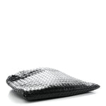 Calfskin Intrecciato Large Hop Black