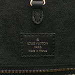 Empreinte Monogram Giant Broderies Onthego MM Cream Black