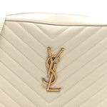 Calfskin Matelasse Monogram Lou Camera Bag Crema Soft