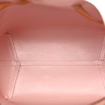Vegetable Tanned Calfskin Mini Bucket Bag Cammello Rosa