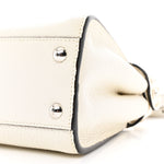 Cuoio Romano Snakeskin Selleria Mini Peekaboo Iconic Satchel White Stone