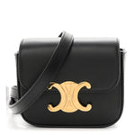 Shiny Calfskin Mini Claude Black