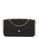 Empreinte Pochette Felicie Chain Wallet Black